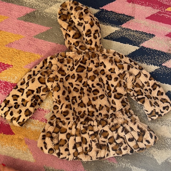 American Widgeon leopard faux fur jacket - Picture 6 of 6